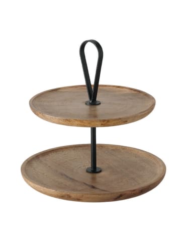 Boltze Etagère "Kabir" bruin - (H)35 cm