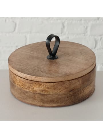 Boltze Box "Kabir" in Braun - (H)13 cm