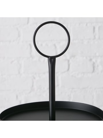 Boltze Etagère "Samina" zwart - (H)60 x Ø 30 cm