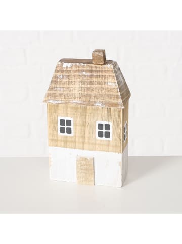 Boltze 4-delige set: decoratieve elementen "Lundholm" beige/wit