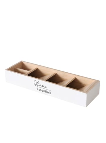 Boltze Box "Essentials" in Weiß - (B)40 x (H)6 x (T)12 cm
