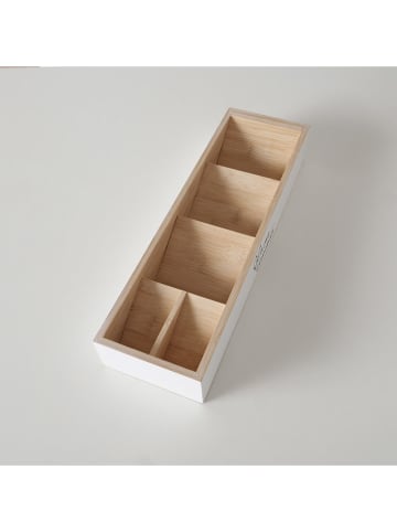 Boltze Box "Essentials" in Weiß - (B)40 x (H)6 x (T)12 cm