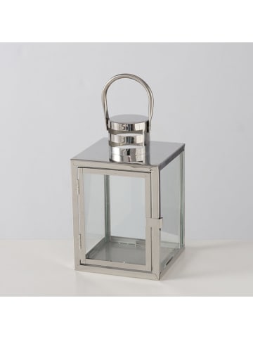 Boltze 2-delige set: lantaarns "Kiruna" zilverkleurig
