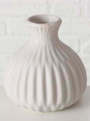 Boltze 3-delige set: vazen "Esko" beige/zwart - (H)11 cm