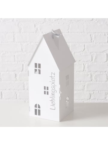 Boltze 2er-Set: Laternen "Lieblingsplatz" in Weiß