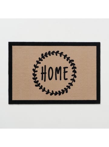 Boltze Deurmat "Venido" beige/zwart - (L)60 x (B)40 cm