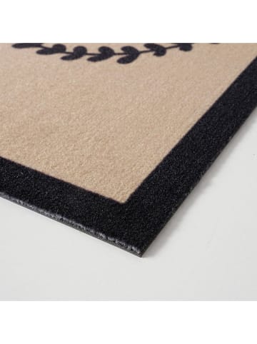 Boltze Deurmat "Venido" beige/zwart - (L)60 x (B)40 cm