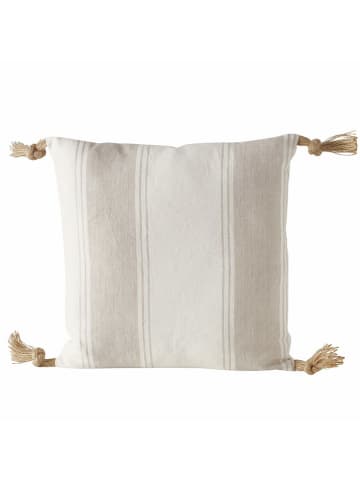 Boltze Kissen "Linel" in Beige/ Weiß - (L)40 x (B)40 cm