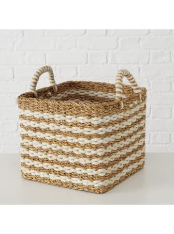 Boltze 3er-Set: Körbe "Adila" in Hellbraun/ Weiß