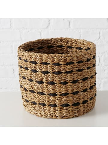 Boltze 3er-Set: Körbe "Bokar" in Hellbraun/ Schwarz