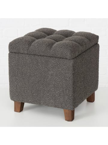 Boltze Hocker "Palur" w kolorze szarym - wys. 40 cm