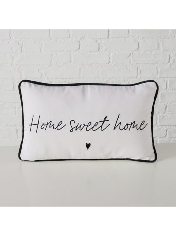 Boltze Poduszka "Homa" w kolorze biało-czarnym - 50 x 30 cm