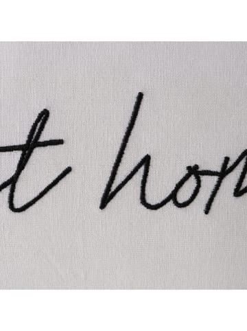 Boltze Kissen ''Homa'' in Weiß/ Schwarz - (L)50 x (B)30 cm