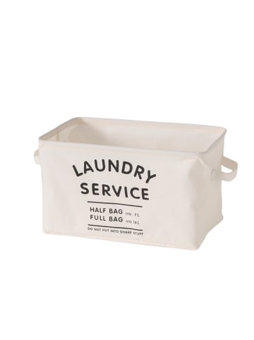 Boltze Wäschekorb ''Laundy'' in Beige - (B)35,5 x (H)21 x (T)22,5 cm