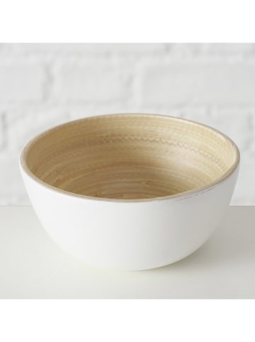 Boltze Kom "Bambo" wit - Ø 10 cm