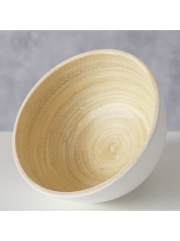 Boltze Miska "Bambo" w kolorze białym - Ø 10 cm