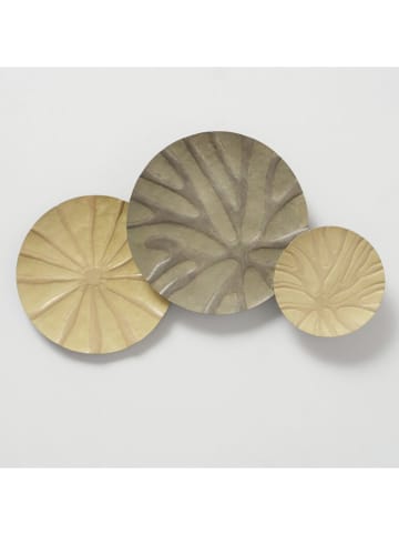 Boltze Wandobject "Radix" beige/bruin - (B)56 x (H)34 cm