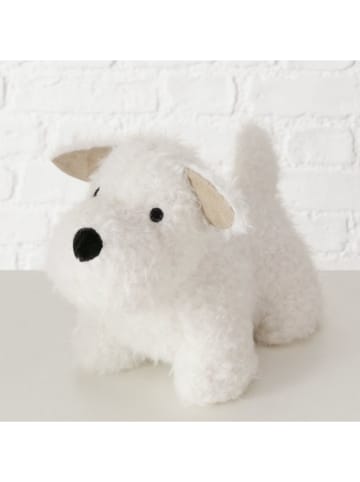 Boltze Stoper "Frankie" w kolorze białym do drzwi - 13 x 17 cm