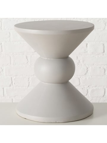 Boltze Beistelltisch ''Rosalio'' beige - (H)40 x Ø 35 cm