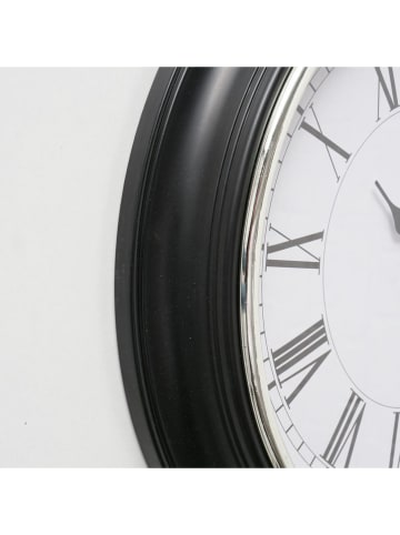 Boltze Wanduhr "Baltimore" in Schwarz - Ø 40 cm