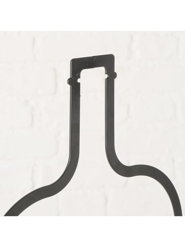 Boltze Wijnrek "Botella" zwart - (B)22,3 x (H)54,5 cm