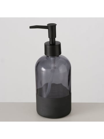 Boltze Seifenspender "Moluna" in Schwarz - (H)19 cm