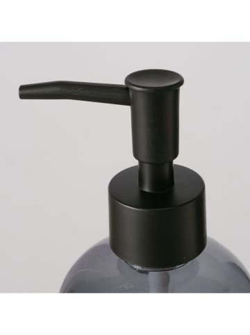 Boltze Seifenspender "Moluna" in Schwarz - (H)19 cm