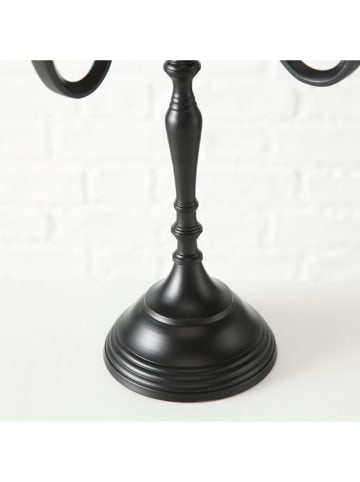 Boltze Kerzenleuchter "Victoria" in Schwarz - (H)41 cm