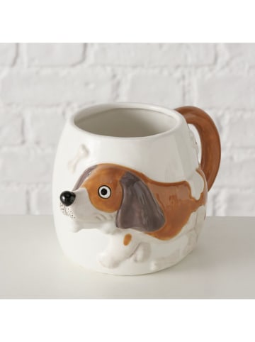 Boltze Kop "Harpe" wit/lichtbruin - 580 ml