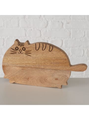 Boltze Deska śniadaniowa "Cordula" w kolorze jasnobrązowym - 30 x 16 cm