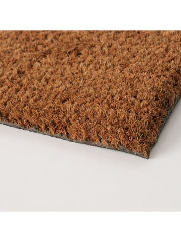 Boltze Kokosdeurmat "Archy" lichtbruin/grijs - (L)60 x (B)40 cm