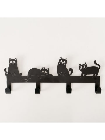 Boltze Kapstok "Mollie" zwart - (L)43,5 cm