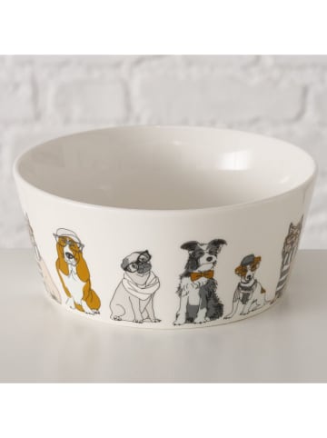 Boltze Miska w kolorze biało-szaro-jasnobrązowym na musli - wys. 6,5 x Ø 14,5 cm