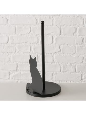 Boltze Uchwyt "Misu" w kolorze czarnym na papier toaletowy - wys. 31 cm