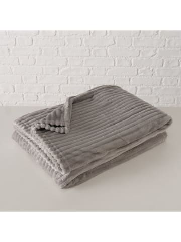Boltze Wohndecke "Hygge" in Grau - (L)180 x (B)130 cm