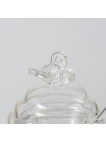 Boltze Honingpot transparant - (H)14,5 cm