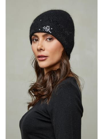 Soft Cashmere Mütze in Schwarz