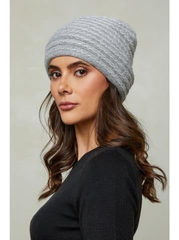 Soft Cashmere Mütze in Grau