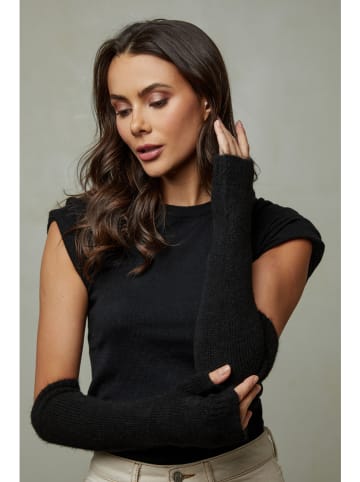 Soft Cashmere Rękawiczki w kolorze czarnym