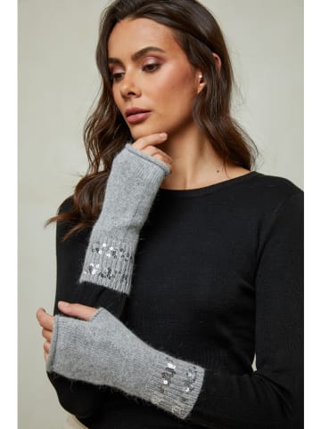 Soft Cashmere Rękawiczki w kolorze szarym