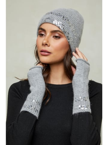 Soft Cashmere Rękawiczki w kolorze szarym