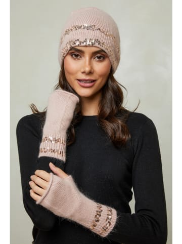 Soft Cashmere Rękawiczki w kolorze jasnoróżowym