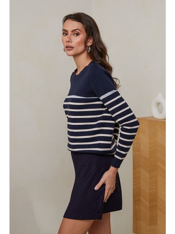 Soft Cashmere Trui donkerblauw