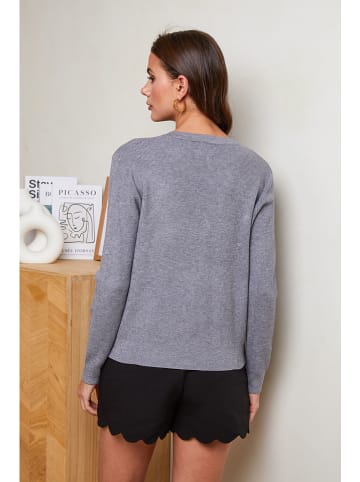Soft Cashmere Pullover in Grau