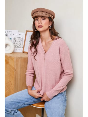 Soft Cashmere Trui lichtroze