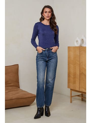 Soft Cashmere Pullover in Dunkelblau
