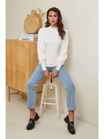 Soft Cashmere Pullover in Weiß