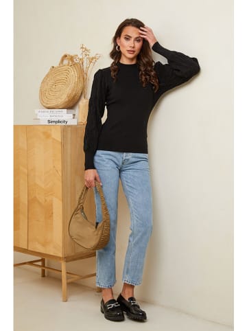 Soft Cashmere Trui zwart