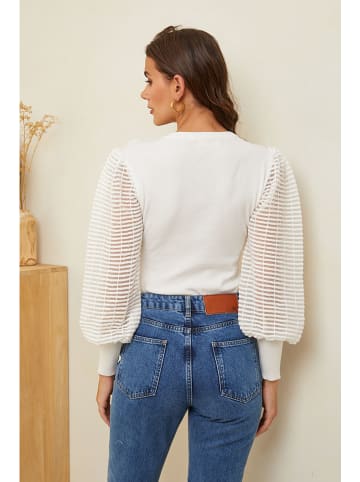 Soft Cashmere Sweter w kolorze białym