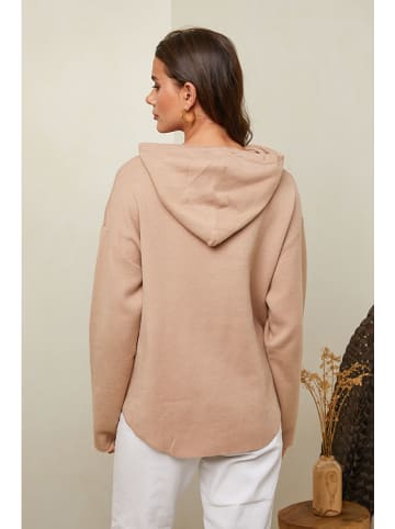 Soft Cashmere Bluza w kolorze beżowym